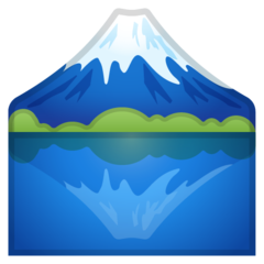Emoji Gunung Fuji Google