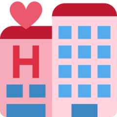 Emoji Hotel Cinta Twitter