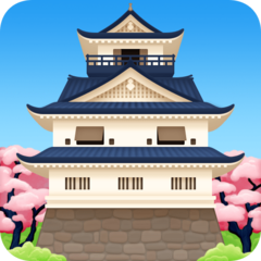 Emoji Kastil Jepang Facebook