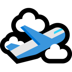 Emoji Keberangkatan Pesawat Microsoft