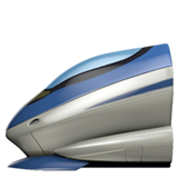Emoji Kereta Berkecepatan Tinggi Apple