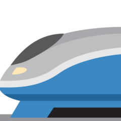 Emoji Kereta Berkecepatan Tinggi Twitter