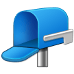 Emoji Kotak Surat Terbuka dengan Bendera Diturunkan Samsung