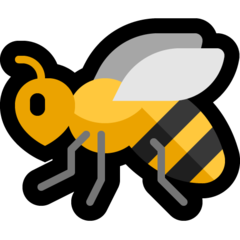 Emoji Lebah Madu Microsoft