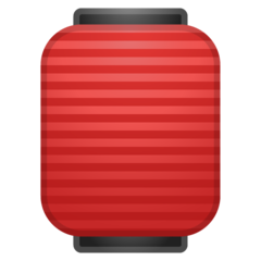 Emoji Lentera Kertas Merah Google