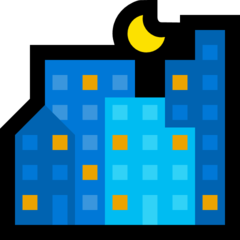 Emoji Malam Dengan Bintang Microsoft