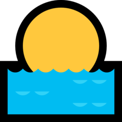 Emoji Matahari Terbit Microsoft
