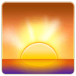 Emoji Matahari Terbit Samsung