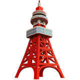 Emoji Menara Tokyo Apple