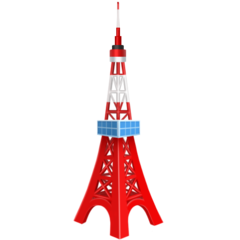 Emoji Menara Tokyo Facebook