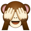 Emoji Monyet Jangan Melihat yang Buruk Samsung
