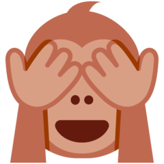 Emoji Monyet Jangan Melihat yang Buruk Twitter