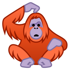 Emoji Orangutan Google