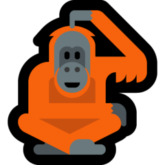 Emoji Orangutan Microsoft
