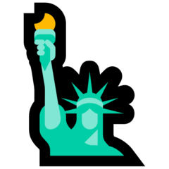 Emoji Patung Liberty Microsoft