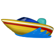 Emoji Perahu Motor Cepat Samsung