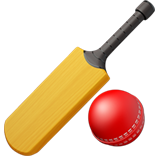 Emoji Permainan Kriket Apple