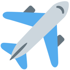 Emoji Pesawat Terbang Twitter