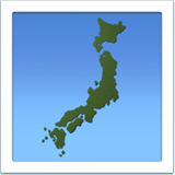 Emoji Peta Jepang Apple