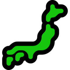 Emoji Peta Jepang Microsoft