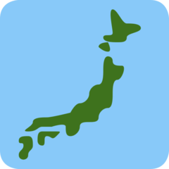 Emoji Peta Jepang Twitter