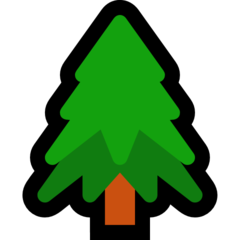 Emoji Pohon Cemara Microsoft