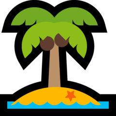 Emoji Pulau Terpencil Microsoft
