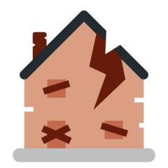 Emoji Rumah Terlantar Twitter