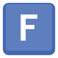Emoji Simbol Indikator Regional Huruf F Facebook