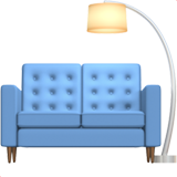 Emoji Sofa dan Lampu Apple