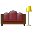 Emoji Sofa dan Lampu Samsung