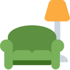 Emoji Sofa dan Lampu Twitter