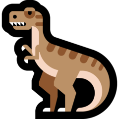 Emoji T-Rex Microsoft