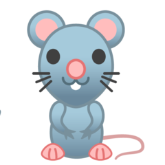 Emoji Tikus Besar Google