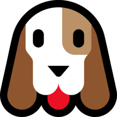 Emoji Wajah Anjing Microsoft