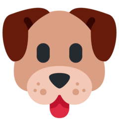 Emoji Wajah Anjing Twitter