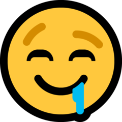 Emoji Wajah Berliur Microsoft