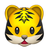 Emoji Wajah Harimau Apple