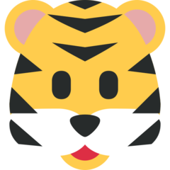 Emoji Wajah Harimau Twitter
