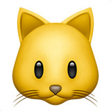 Emoji Wajah Kucing Apple