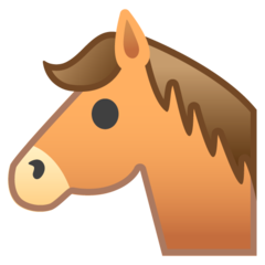 Emoji Wajah Kuda Google
