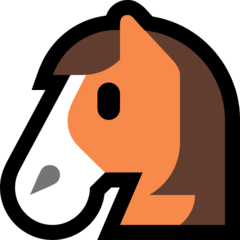 Emoji Wajah Kuda Microsoft