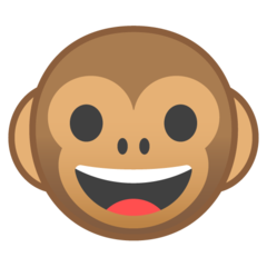 Emoji Wajah Monyet Google