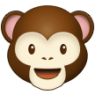 Emoji Wajah Monyet Samsung