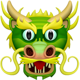 Emoji Wajah Naga Apple