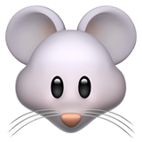 Emoji Wajah Tikus Apple