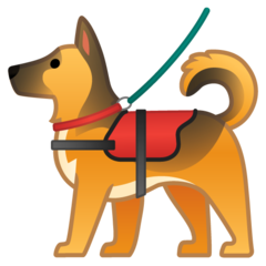 Emoji Anjing Pelayan Google