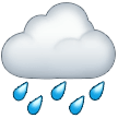 Emoji Awan Dengan Hujan Samsung