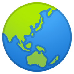Emoji Bumi Menampilkan Asia-Australia Google