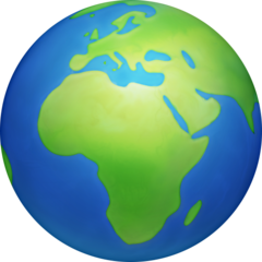 Emoji Bumi Menampilkan Eropa-Afrika Facebook